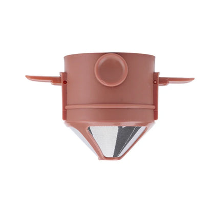 Portable Stainless Steel Coffee Maker - Reusable Drip Filter for Coffee and Tea - ZOOMNSTORE