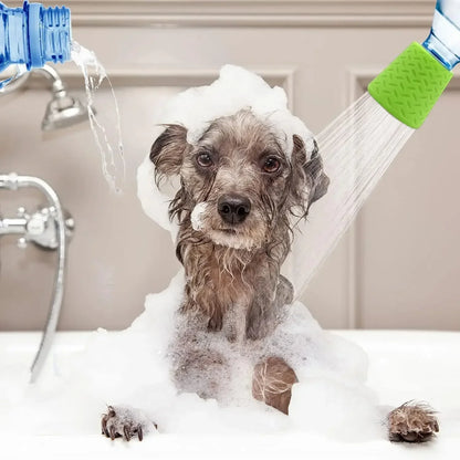 Portable Dog Shower – Outdoor Pet Shower Silicone Head with Bottle Attachment - ZOOMNSTORE