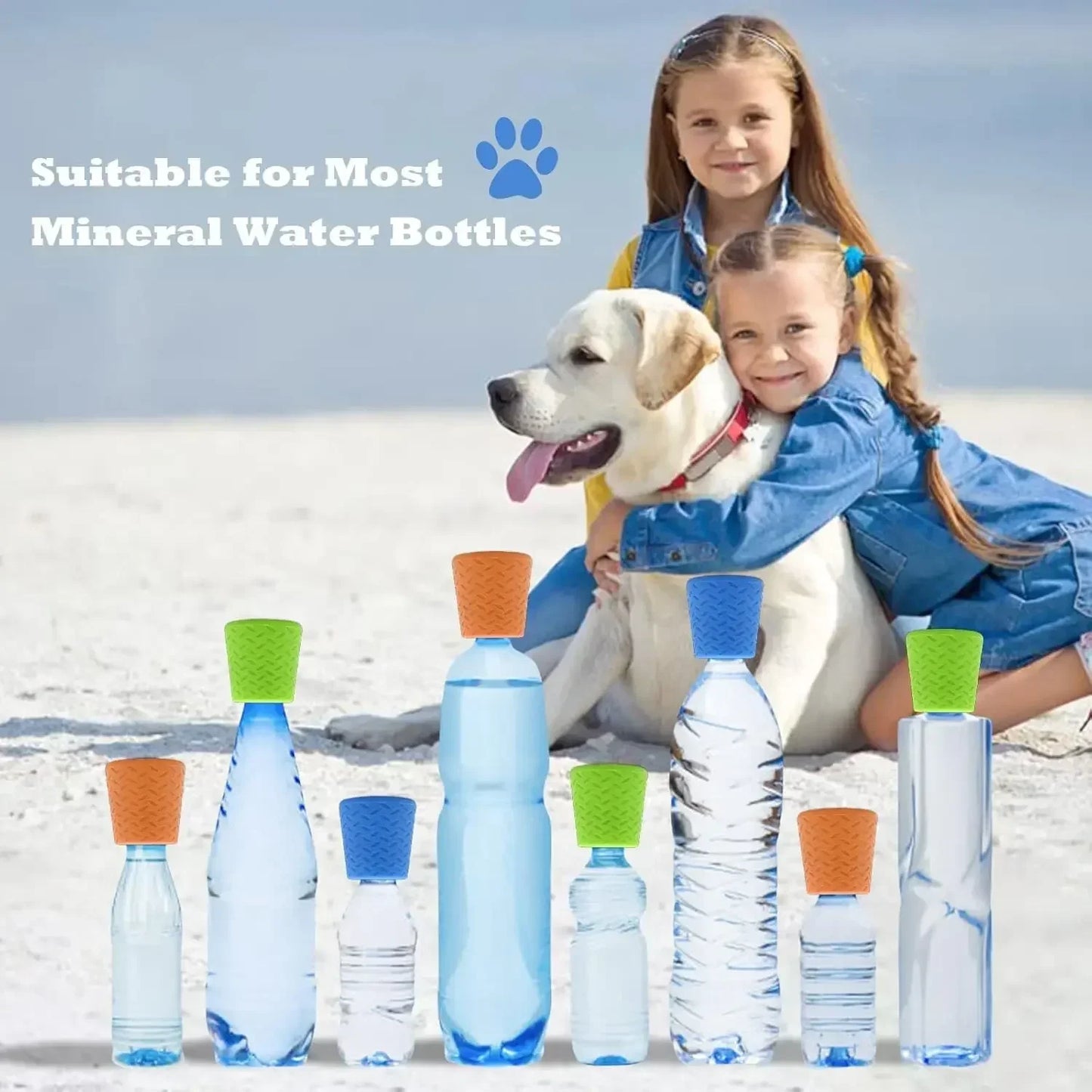 Portable Dog Shower – Outdoor Pet Shower Silicone Head with Bottle Attachment - ZOOMNSTORE