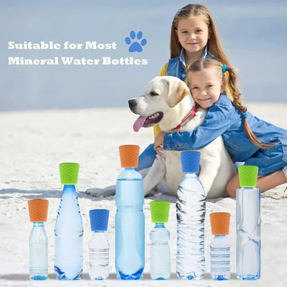 Portable Dog Shower – Outdoor Pet Shower Silicone Head with Bottle Attachment - ZOOMNSTORE