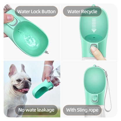 Dog Water Bottle - Leakproof Portable Feeder for Travel Outdoor Use - ZOOMNSTORE