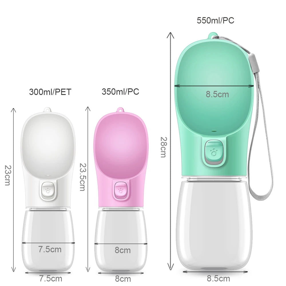 Dog Water Bottle - Leakproof Portable Feeder for Travel Outdoor Use - ZOOMNSTORE