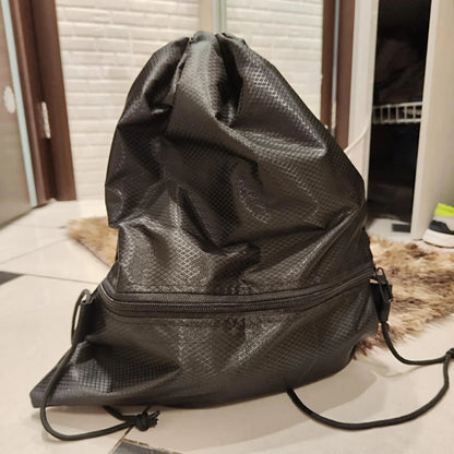 Portable Drawstring Backpack – Foldable Lightweight Bag for Travel & Gym - ZOOMNSTORE