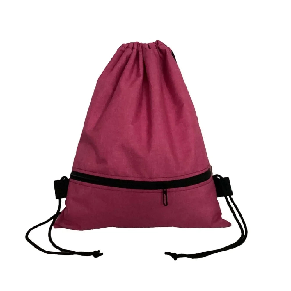 Portable Drawstring Backpack – Foldable Lightweight Bag for Travel & Gym - ZOOMNSTORE