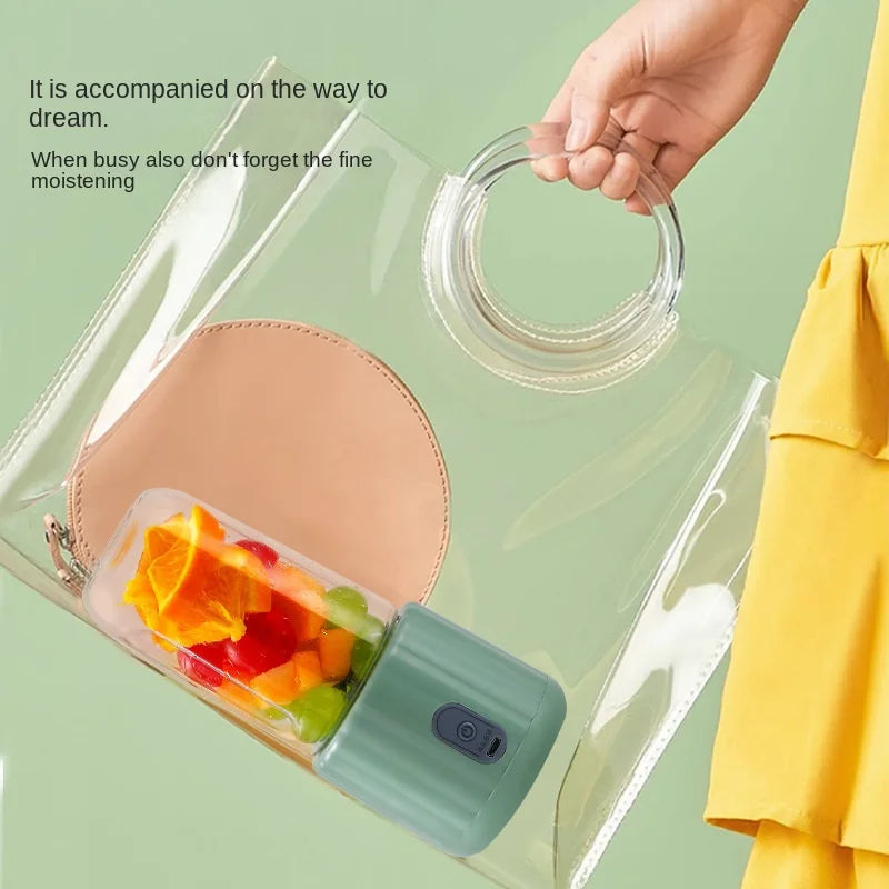 Portable Electric Fruit Juicer  Blender - Double Cup USB Mixer - ZOOMNSTORE