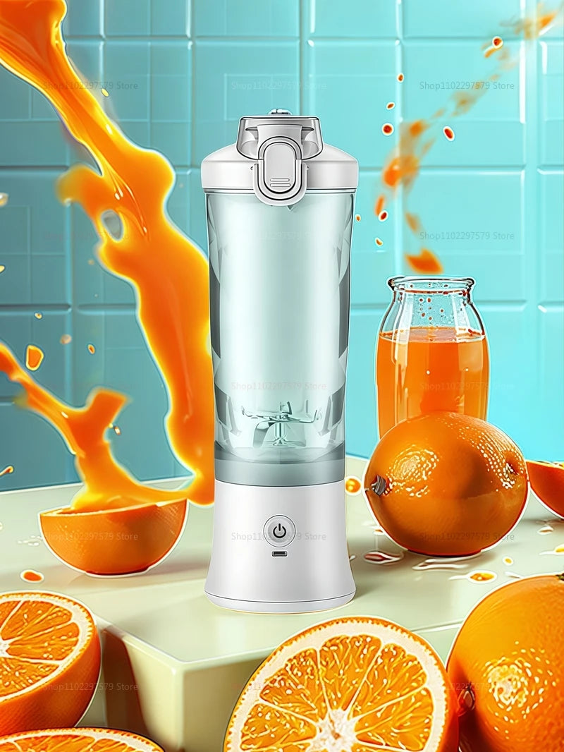 Portable Electric Juicer - USB Rechargeable Mini Blender with Strong Motor - ZOOMNSTORE