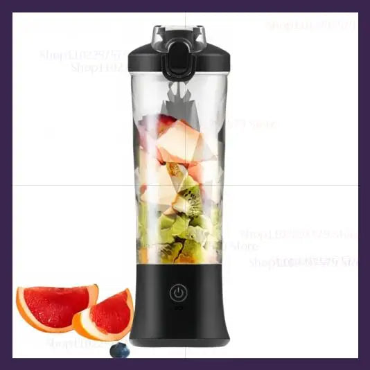 Portable Electric Juicer - USB Rechargeable Mini Blender with Strong Motor - ZOOMNSTORE