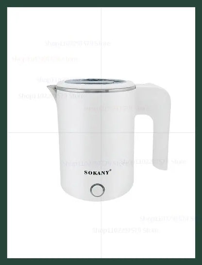 Portable Electric Kettle - 500ML Stainless Steel Travel Water Boiler With Auto Shut Off Safety - ZOOMNSTORE