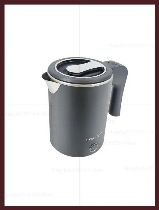 Portable Electric Kettle - 500ML Stainless Steel Travel Water Boiler With Auto Shut Off Safety - ZOOMNSTORE