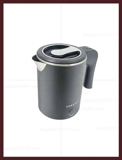Portable Electric Kettle - 500ML Stainless Steel Travel Water Boiler With Auto Shut Off Safety - ZOOMNSTORE