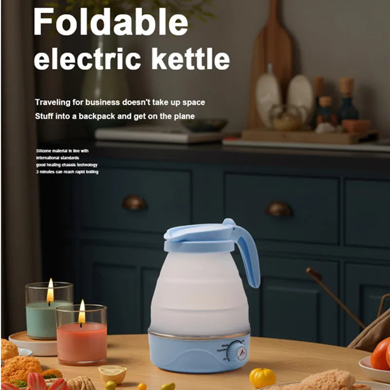 Portable Electric Kettle - Foldable Travel Kettle With Adjustable Temperature & Auto Shut-Off - ZOOMNSTORE
