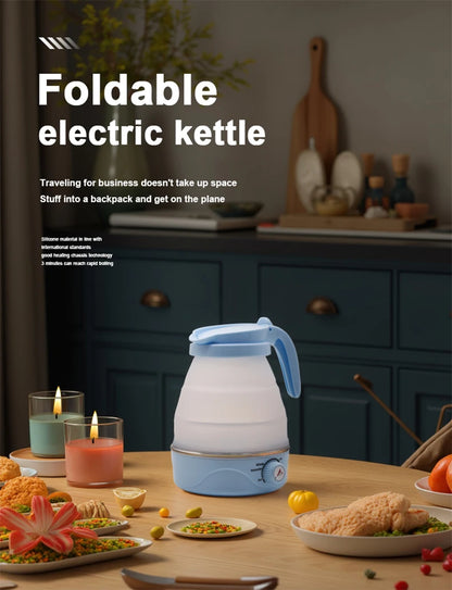 Portable Electric Kettle - Foldable Travel Kettle With Adjustable Temperature & Auto Shut-Off - ZOOMNSTORE