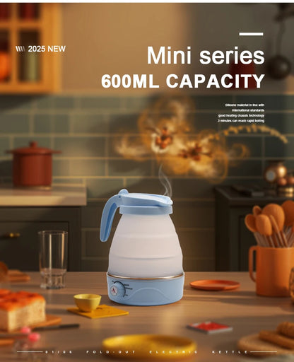 Portable Electric Kettle - Foldable Travel Kettle With Adjustable Temperature & Auto Shut-Off - ZOOMNSTORE