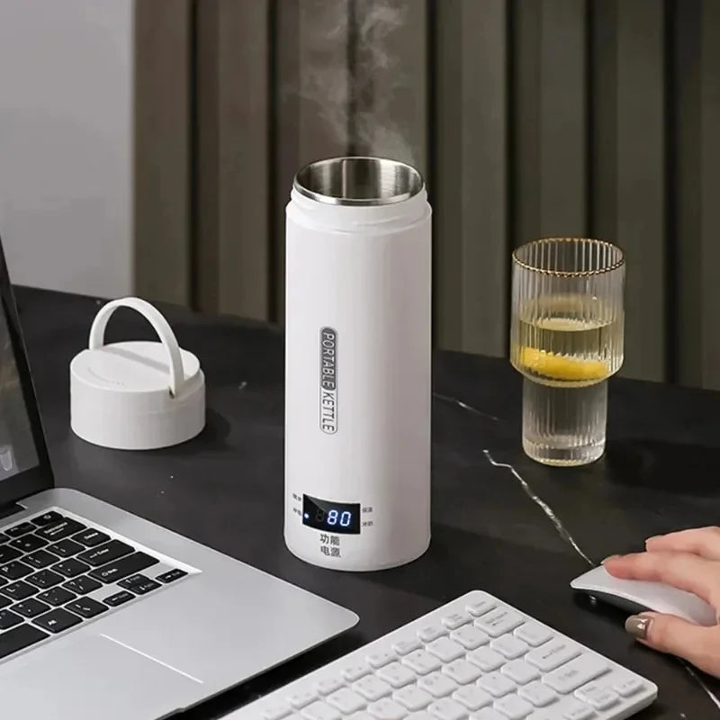 Portable Electric Kettle - 500ML Travel Tea Kettle With Auto Shut Off Safety - ZOOMNSTORE