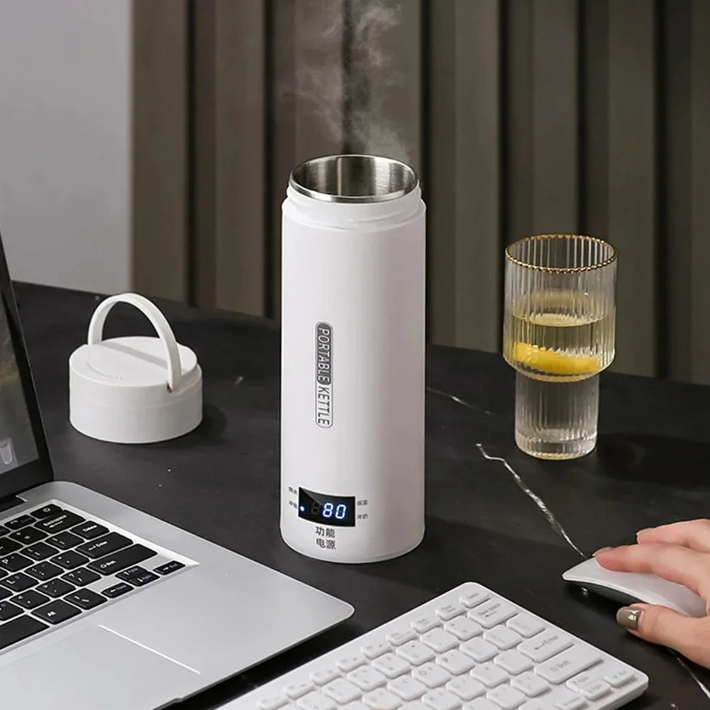 Portable Electric Kettle - 500ML Travel Tea Kettle With Auto Shut Off Safety - ZOOMNSTORE