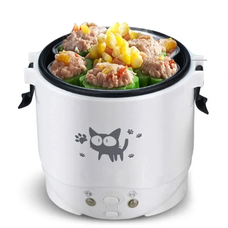 Portable Electric Rice Cooker - Multi-Cooker for Home  Vehicle 12V24V220V - ZOOMNSTORE