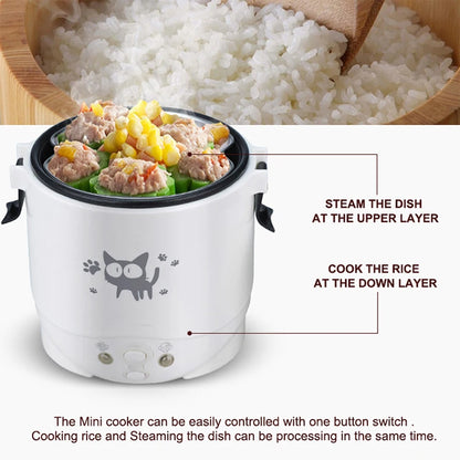 Portable Electric Rice Cooker - Multi-Cooker for Home  Vehicle 12V24V220V - ZOOMNSTORE