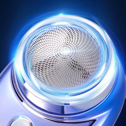Portable Electric Shaver - Mini Wireless Travel Razor  Detachable Beard Trimmer - ZOOMNSTORE