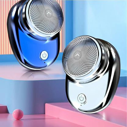 Portable Electric Shaver - Mini Wireless Travel Razor  Detachable Beard Trimmer - ZOOMNSTORE