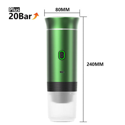 Portable Wireless Espresso Coffee Maker - 3-in-1 Travel Machine for Car  Camping - ZOOMNSTORE