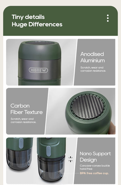 Portable Wireless Espresso Machine - Car  Home Coffee Maker for Nespresso Dolce Capsules - ZOOMNSTORE