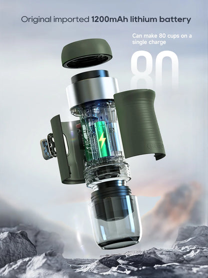 HiBREW Portable Wireless Espresso Machine - Car  Home Coffee Maker for Nespresso Capsules - ZOOMNSTORE