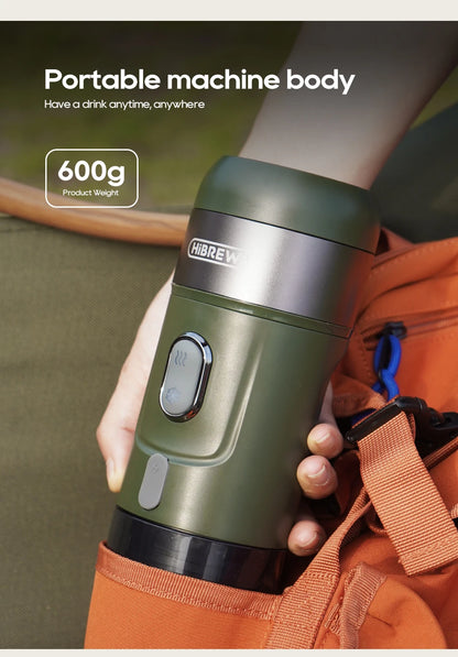 HiBREW Portable Wireless Espresso Machine - Car  Home Coffee Maker for Nespresso Capsules - ZOOMNSTORE