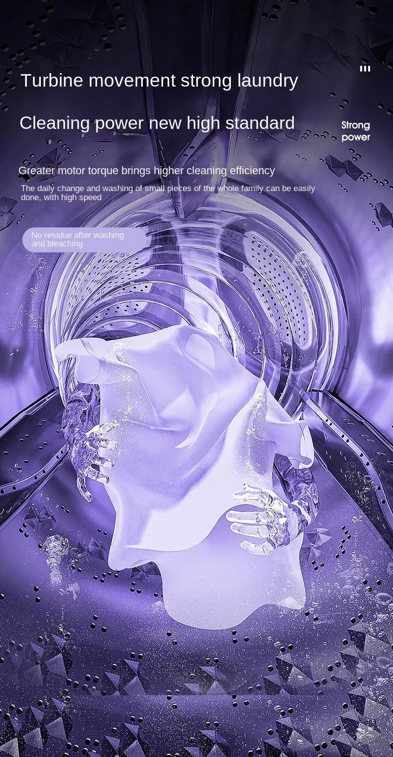 Portable Folding Washing Machine - Compact Travel Washer With Foldable Laundry Bucket - ZOOMNSTORE