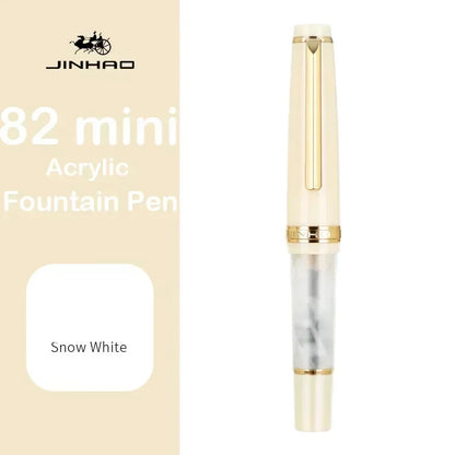 Jinhao 82 Mini Acrylic Fountain Pen - Cute Portable Calligraphy Pen for Office and School Supplies - ZOOMNSTORE