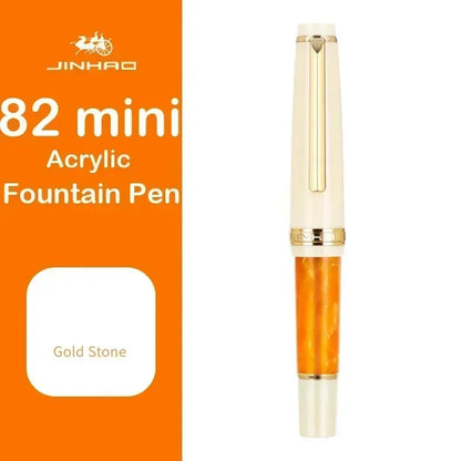 Jinhao 82 Mini Acrylic Fountain Pen - Cute Portable Calligraphy Pen for Office and School Supplies - ZOOMNSTORE