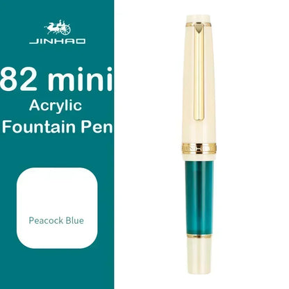 Jinhao 82 Mini Acrylic Fountain Pen - Cute Portable Calligraphy Pen for Office and School Supplies - ZOOMNSTORE