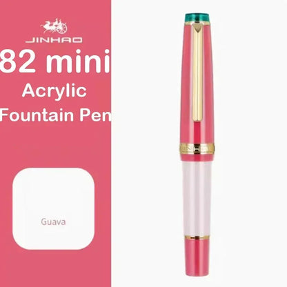 Jinhao 82 Mini Acrylic Fountain Pen - Cute Portable Calligraphy Pen for Office and School Supplies - ZOOMNSTORE
