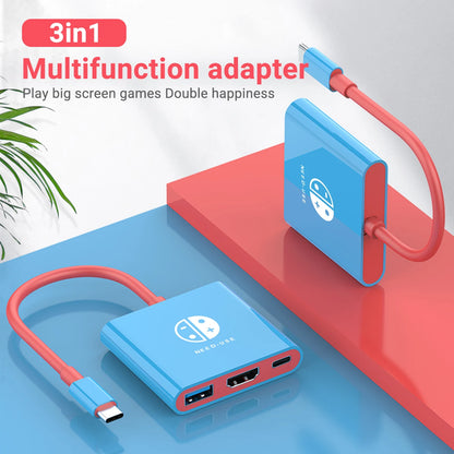 Portable Game Docking Station - Type-C Hub with HDMI Compatible & USB 3.0 Hub - ZOOMNSTORE