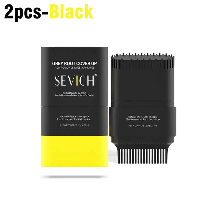 Portable Hair Dye Stick - Waterproof Hairline Root Concealer Instant Grey Coverage Pen 3 Colors - ZOOMNSTORE