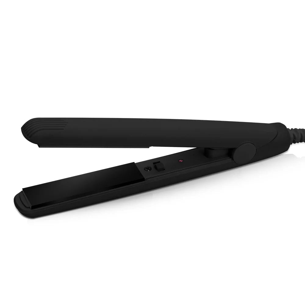 Portable Hair Straightener - Ceramic Flat Iron Mini Hair Iron Wet Dry Styling Tool - ZOOMNSTORE