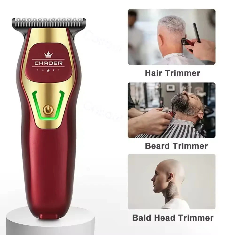 Mini Portable Electric Hair Trimmer - Rechargeable Bald Head Clipper - ZOOMNSTORE
