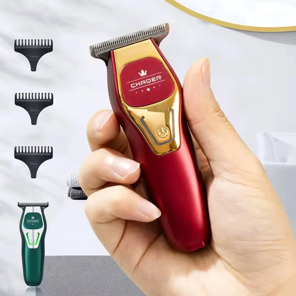 Mini Portable Electric Hair Trimmer - Rechargeable Bald Head Clipper - ZOOMNSTORE