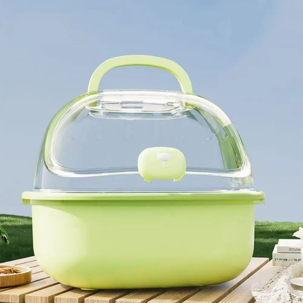 Portable Hamster Cage - Breathable Pet Travel Carrier With Dual Feeder & Large Space - ZOOMNSTORE