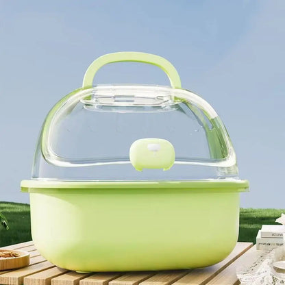 Portable Hamster Cage - Breathable Pet Travel Carrier With Dual Feeder & Large Space - ZOOMNSTORE