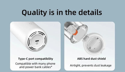 Portable Handheld Vacuum | Wireless Cleaner With 13000Pa Strong Suction & Long Battery Life - ZOOMNSTORE