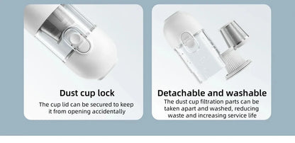 Portable Handheld Vacuum | Wireless Cleaner With 13000Pa Strong Suction & Long Battery Life - ZOOMNSTORE