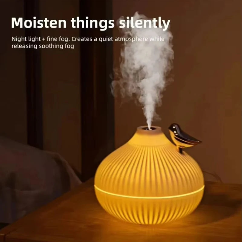 Portable Humidifier USB Air Diffuser - Onion Shape Mini Aroma Device for Car & Bedroom - ZOOMNSTORE