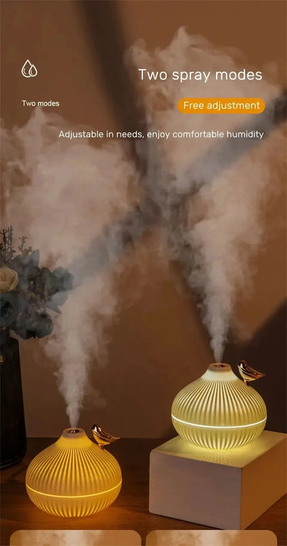 Portable Humidifier USB Air Diffuser - Onion Shape Mini Aroma Device for Car & Bedroom - ZOOMNSTORE