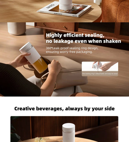 XIAOMI MIJIA Portable Juicer Mixer - Electric Mini Blender for Fruits and Vegetables - ZOOMNSTORE