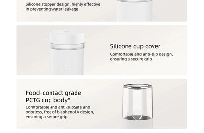 XIAOMI MIJIA Portable Juicer Mixer - Electric Mini Blender for Fruits and Vegetables - ZOOMNSTORE