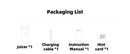 XIAOMI MIJIA Portable Juicer Mixer - Electric Mini Blender for Fruits and Vegetables - ZOOMNSTORE