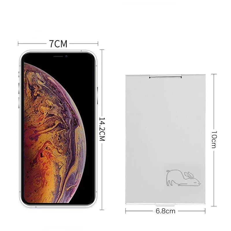 Portable Makeup Mirror - Aluminum Folding Compact Travel Pocket Vanity Mirror - ZOOMNSTORE