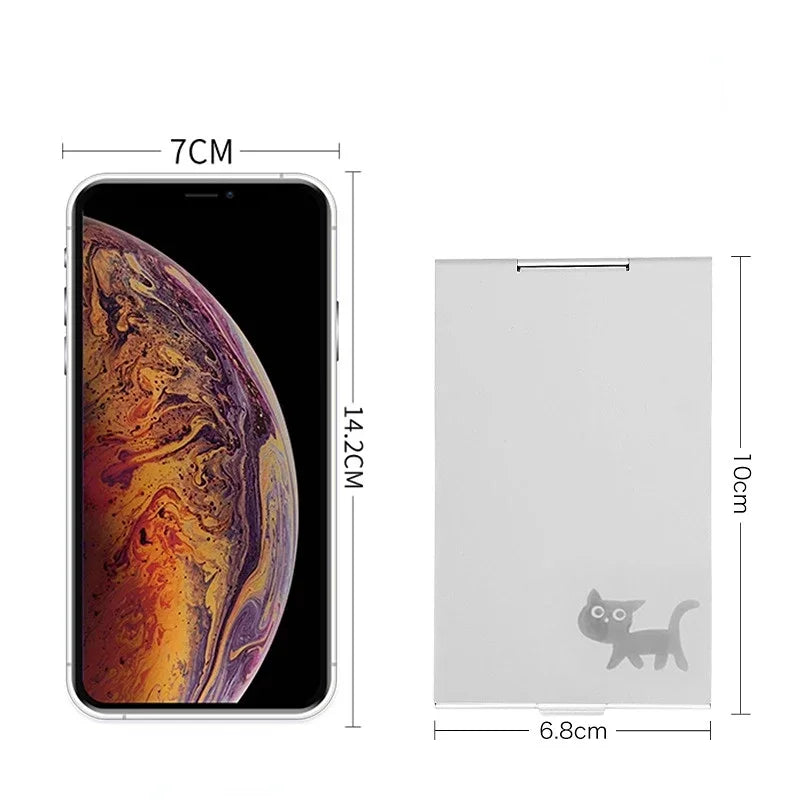 Portable Makeup Mirror - Aluminum Folding Compact Travel Pocket Vanity Mirror - ZOOMNSTORE