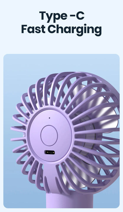 Portable Mini Fan - Rechargeable USB Cooling Fan with Water Mist & Humidifying Function - ZOOMNSTORE