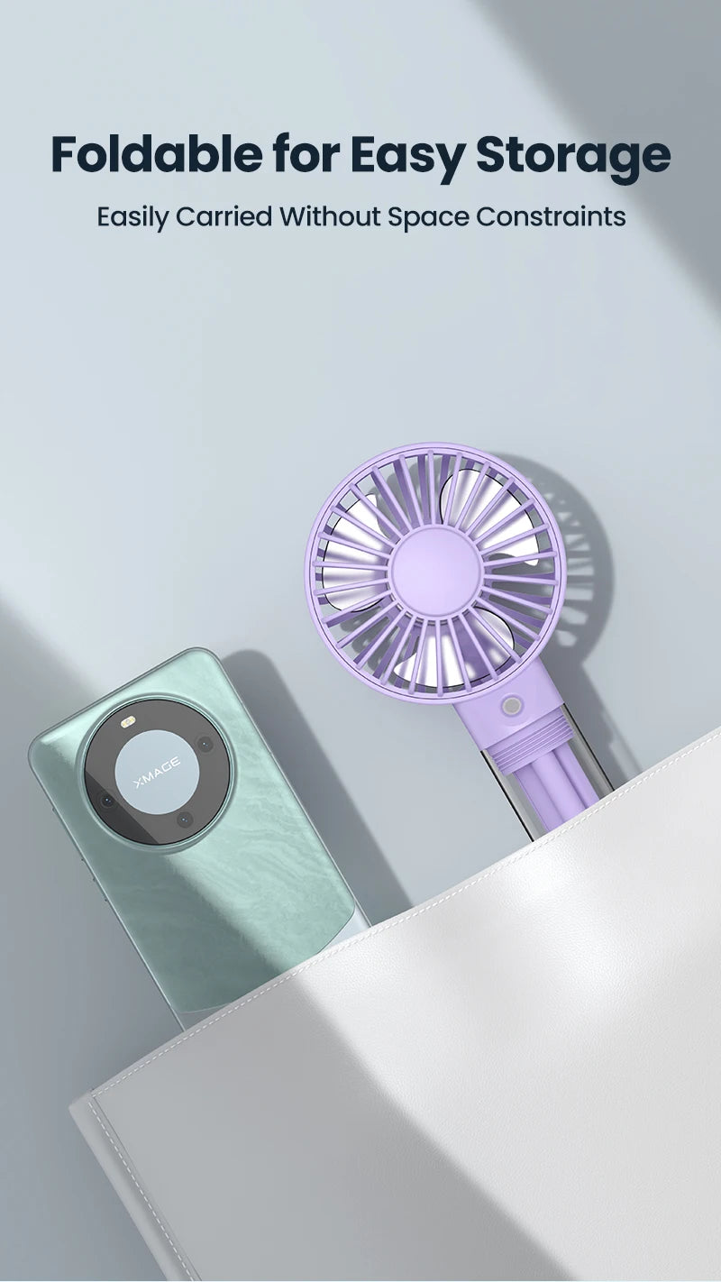 Portable Mini Fan - Rechargeable USB Cooling Fan with Water Mist & Humidifying Function - ZOOMNSTORE